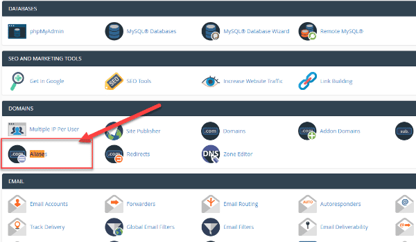 aliases là gì? Chức năng Alias domain được cung cấp sẵn trong cPanel hosting