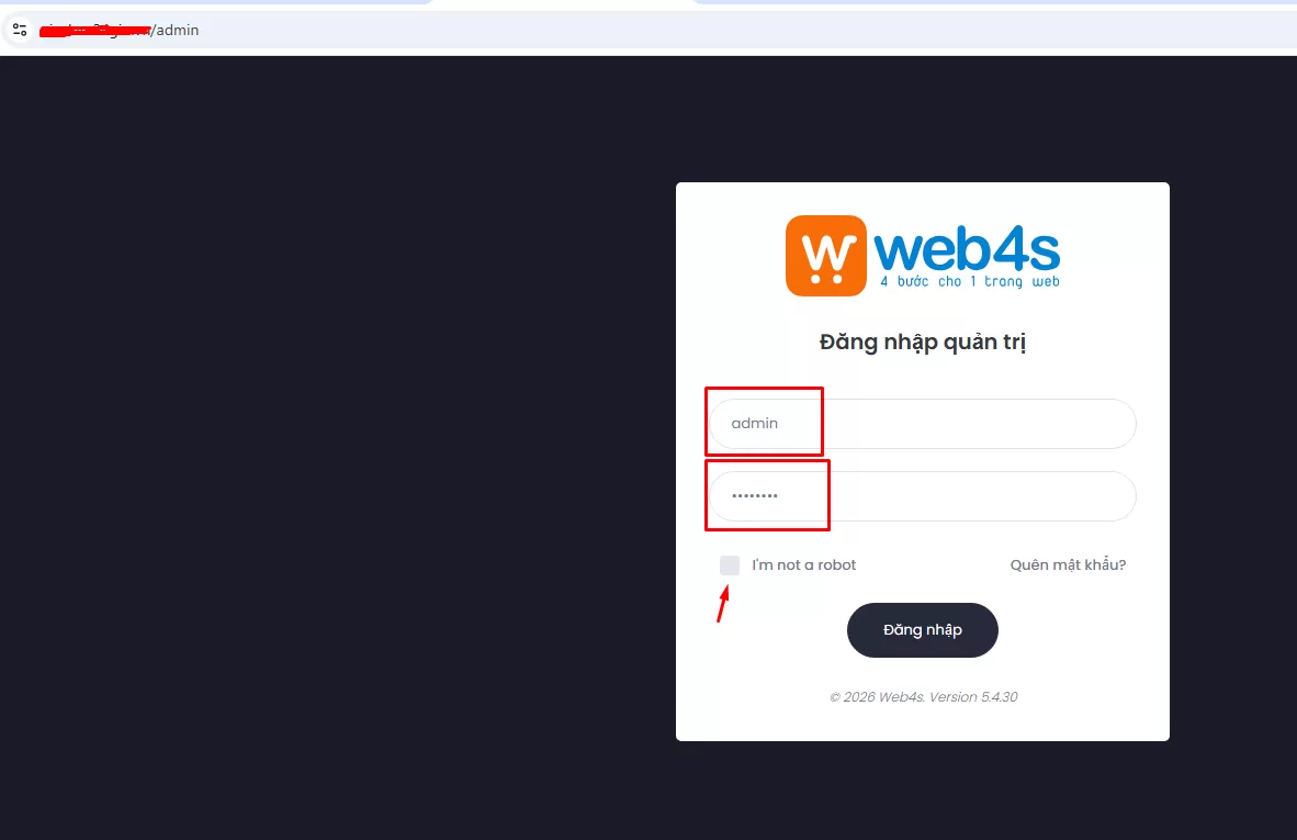Đăng nhập để sửa giao diện