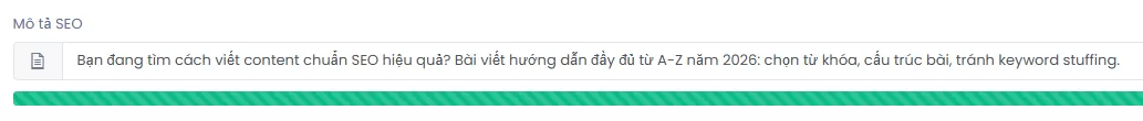 cách viết bài chuẩn SEO 2026