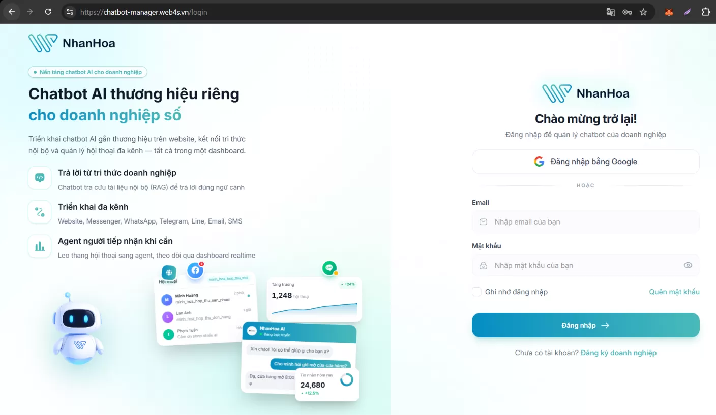 Đăng nhập bằng tài khoản